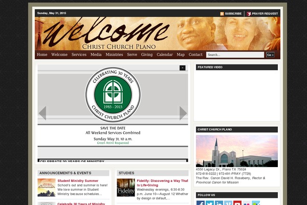 Church_30 theme site design template sample