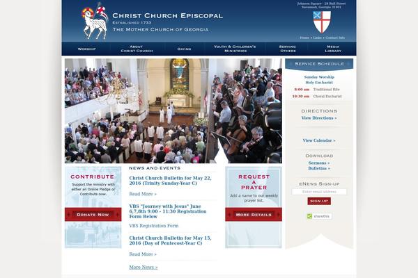 christchurchsavannah.org site used Cce