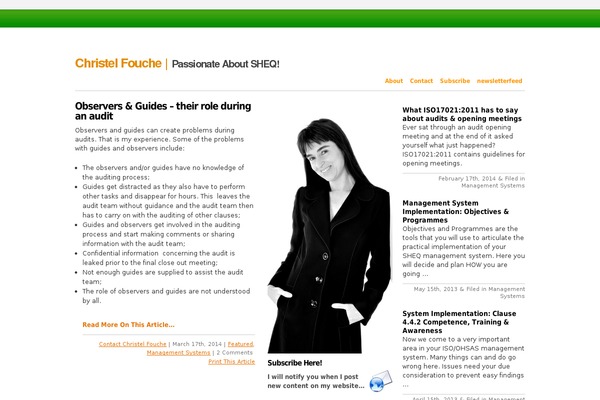 christelfouche.com site used Christel