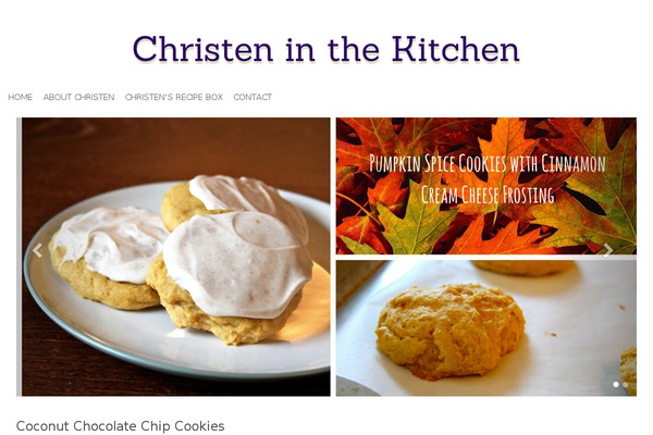 christeninthekitchen.com site used Food-blog
