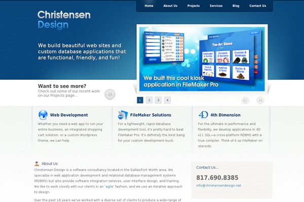 Bluelight theme site design template sample