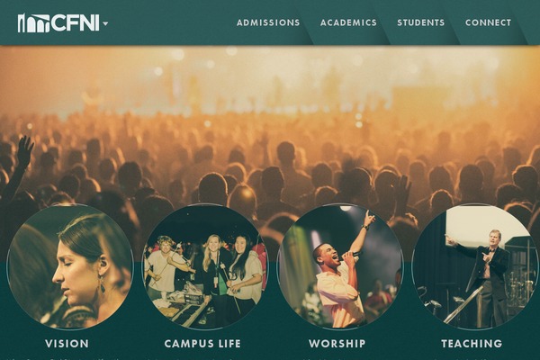 Ascension theme site design template sample
