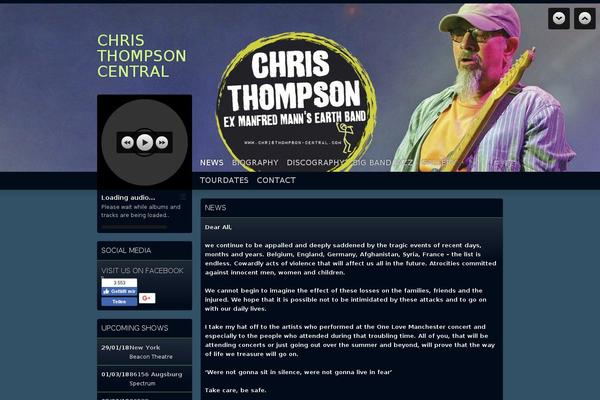 Soundcheck theme site design template sample