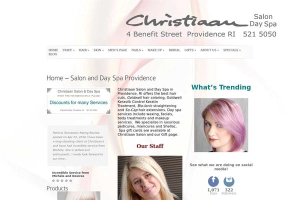christiaansalon.com site used SimplePress