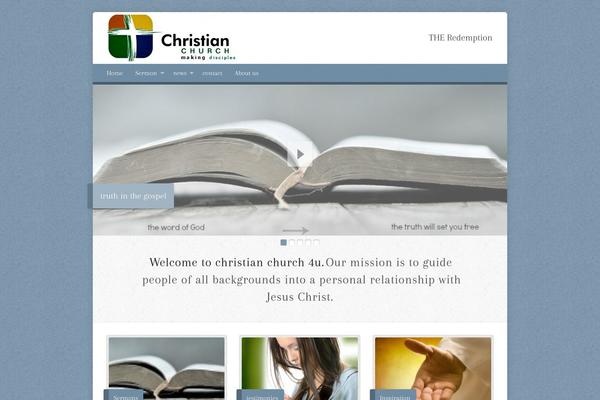 Risen website example screenshot