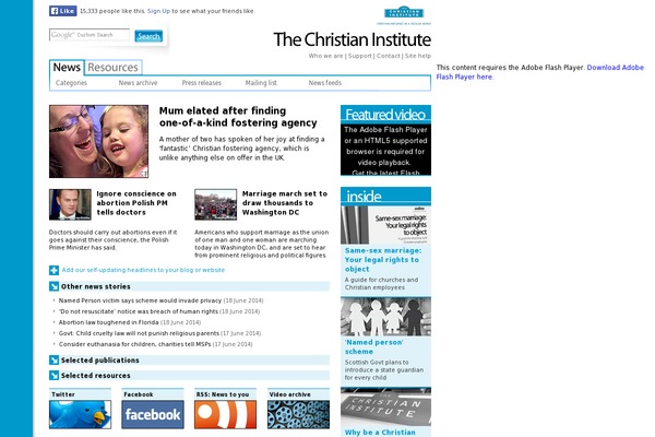 Ci theme site design template sample