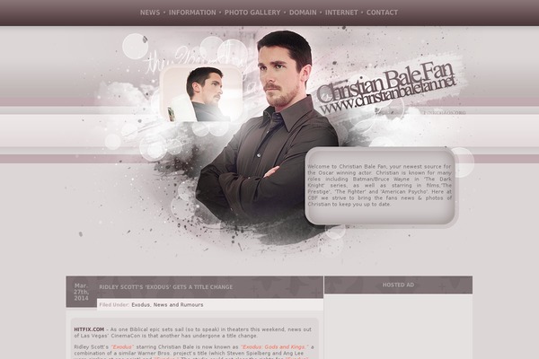 Christian theme site design template sample