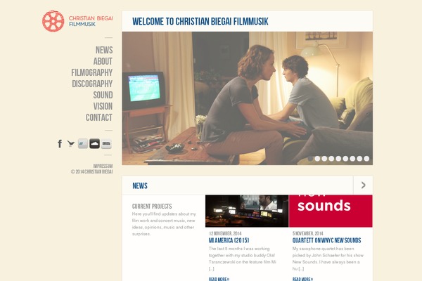 Mercina theme site design template sample