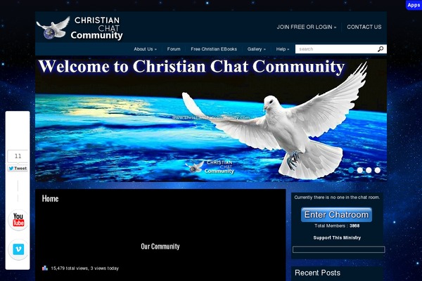 christianchatcommunity.com site used Sana