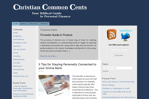 Thesis 1.7 theme site design template sample