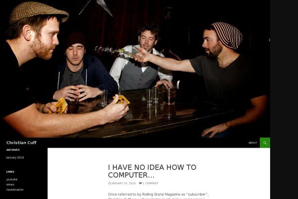 Twenty Fourteen theme site design template sample