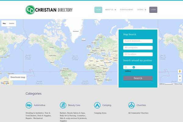 Business Finder theme site design template sample