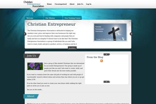 eBusiness theme site design template sample