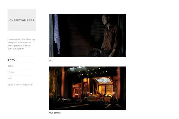 Oria theme site design template sample