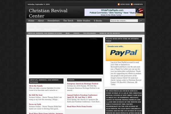 Church theme site design template sample