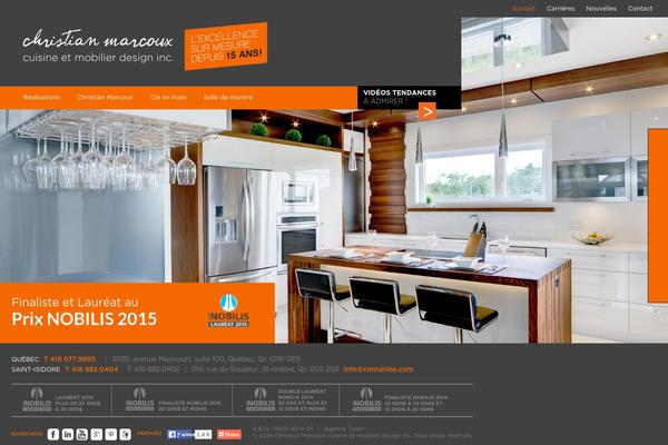 christianmarcoux.com site used Teampress