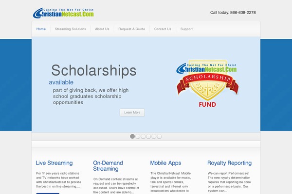 christiannetcast.com site used Theme1409