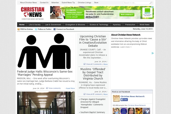 Site using WP Featured Content Slider plugin