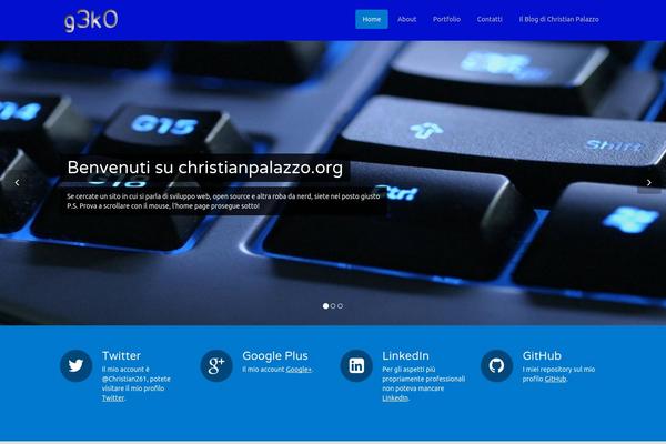 Site using 3D Tag Cloud plugin