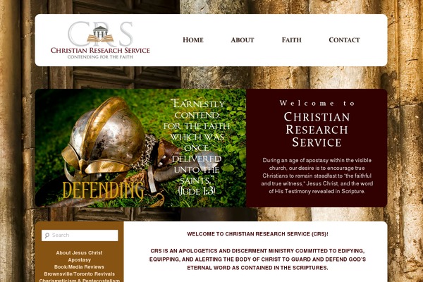 christianresearchservice.com site used Crs