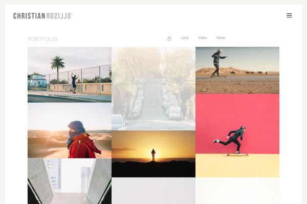 Kalium theme site design template sample