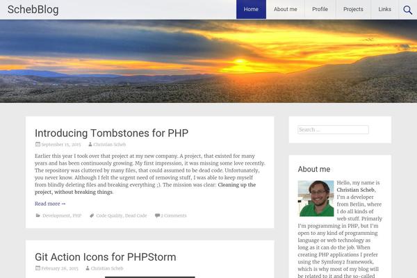 Radiate theme site design template sample