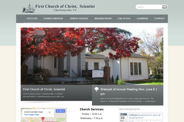 Cold theme site design template sample