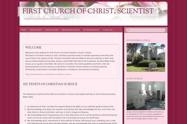 Bouquet theme site design template sample