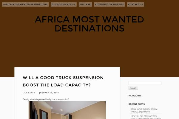 Maisha Lite theme site design template sample