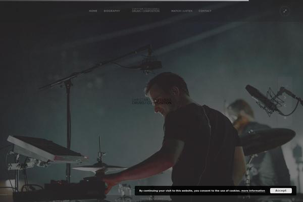 Kinetika theme site design template sample