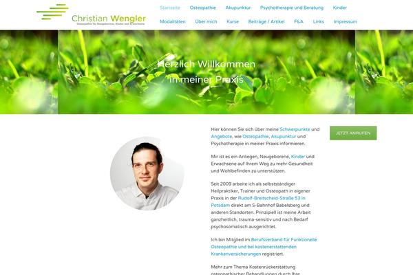 christianwengler.de site used Primetheme