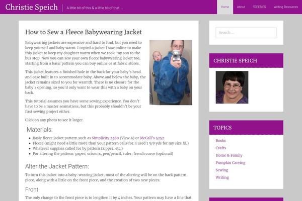 Geekery theme site design template sample