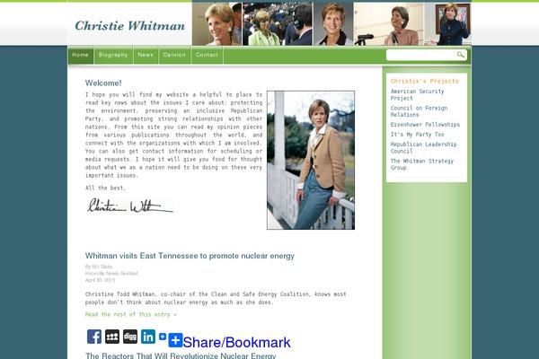 christiewhitman.com site used Green-island