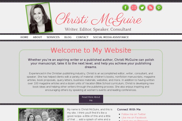 christimcguire.com site used Christimcguire