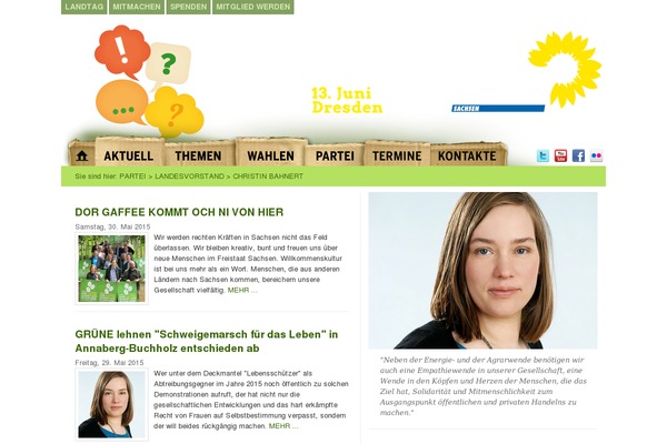 Urwahl3000 theme site design template sample