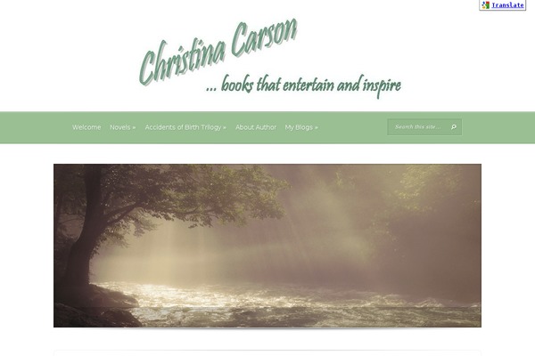 Evolution theme site design template sample