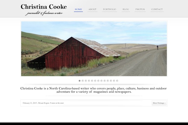christinacooke.com site used Flipblog