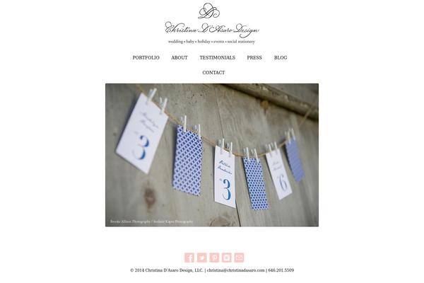 Echo theme site design template sample