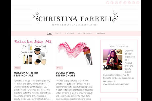Isabelle theme site design template sample