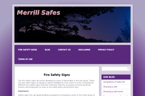 Purple Modena theme site design template sample