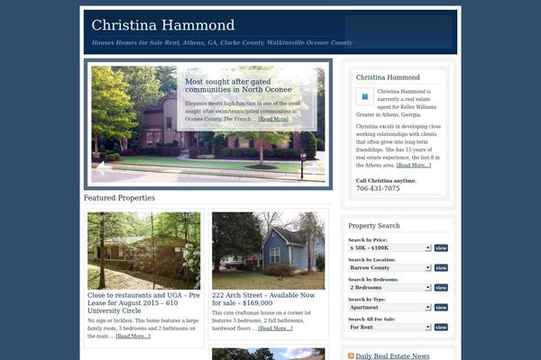 AgentPress theme site design template sample
