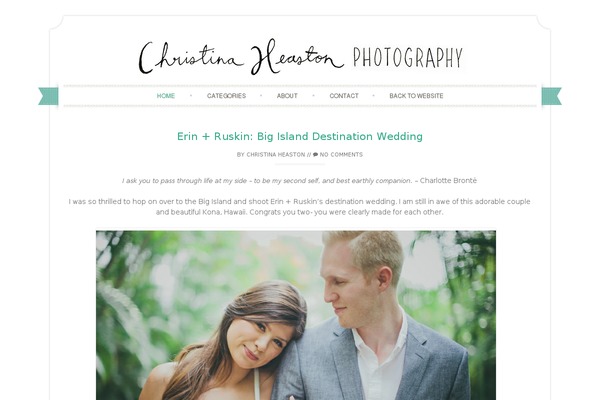 christinaheastonblog.com site used Sugar and Spice