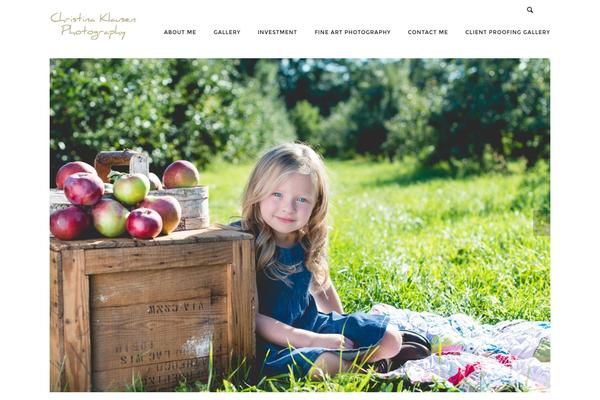Oshine theme site design template sample