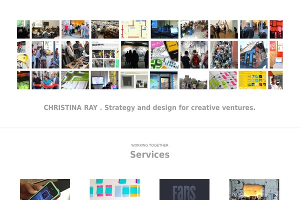 The One Pager theme site design template sample