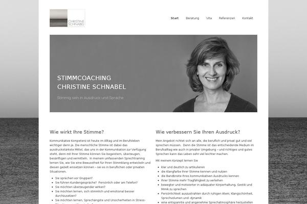 christine-schnabel.de site used Schnabel