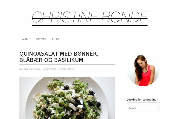 Vortex theme site design template sample