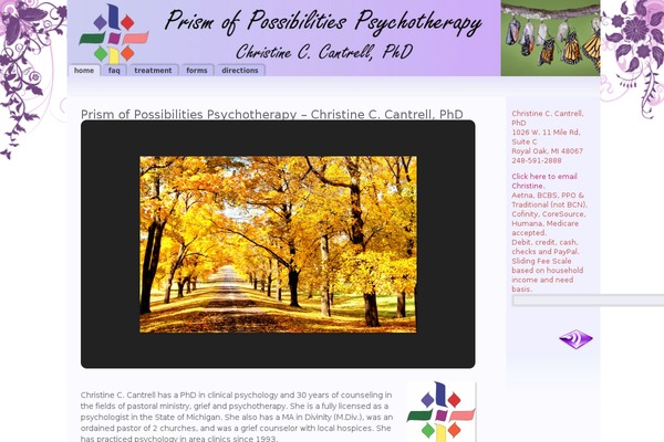 Purple Pastels theme site design template sample
