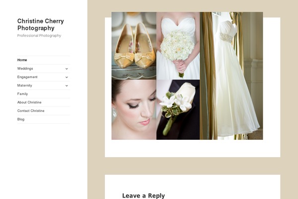 christinecherryphotography.com site used Weddingalbum