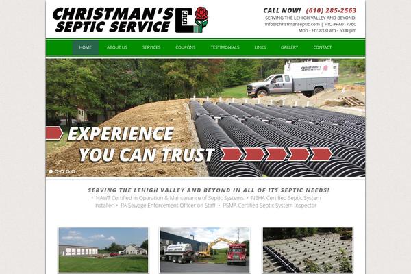 Winfield theme site design template sample