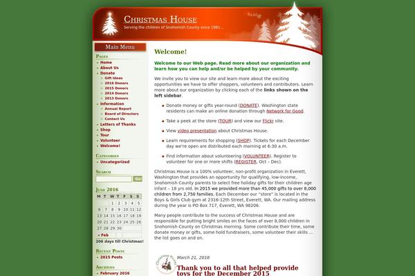 Vermilionchristmas theme site design template sample